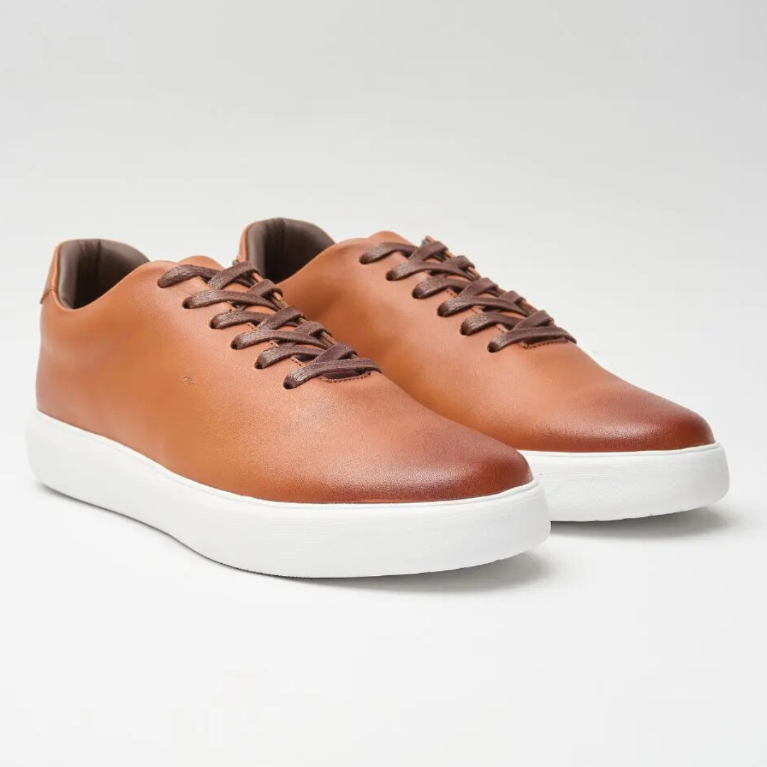 Zapatos de cuero casuales para hombre con suela cómoda