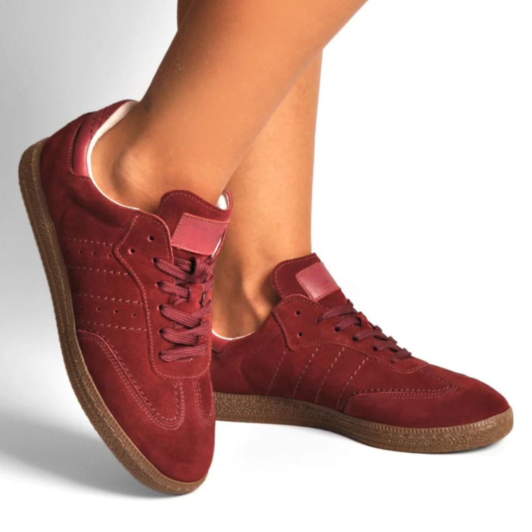 Zapatillas de ante con plantillas ortopédicas para mujer®