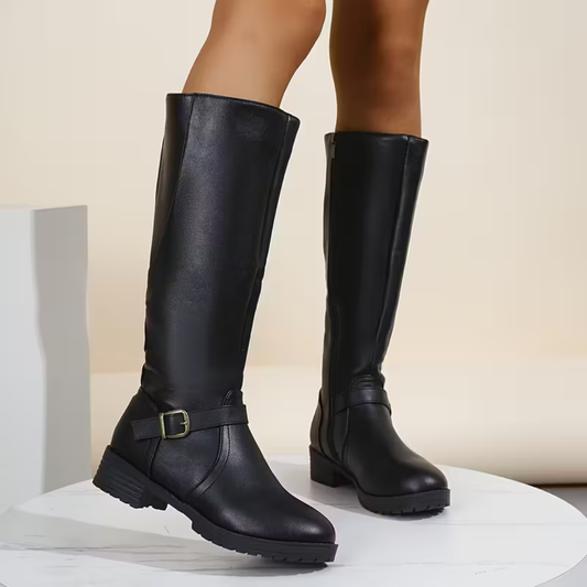Botas Altas Botas Ortopédicas de Cuero Suave para Mujer®