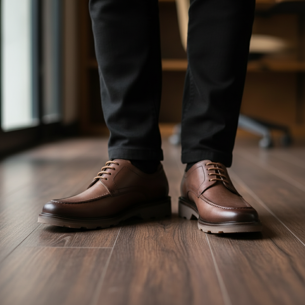 Zapato de Cuero Clásico y Confortable