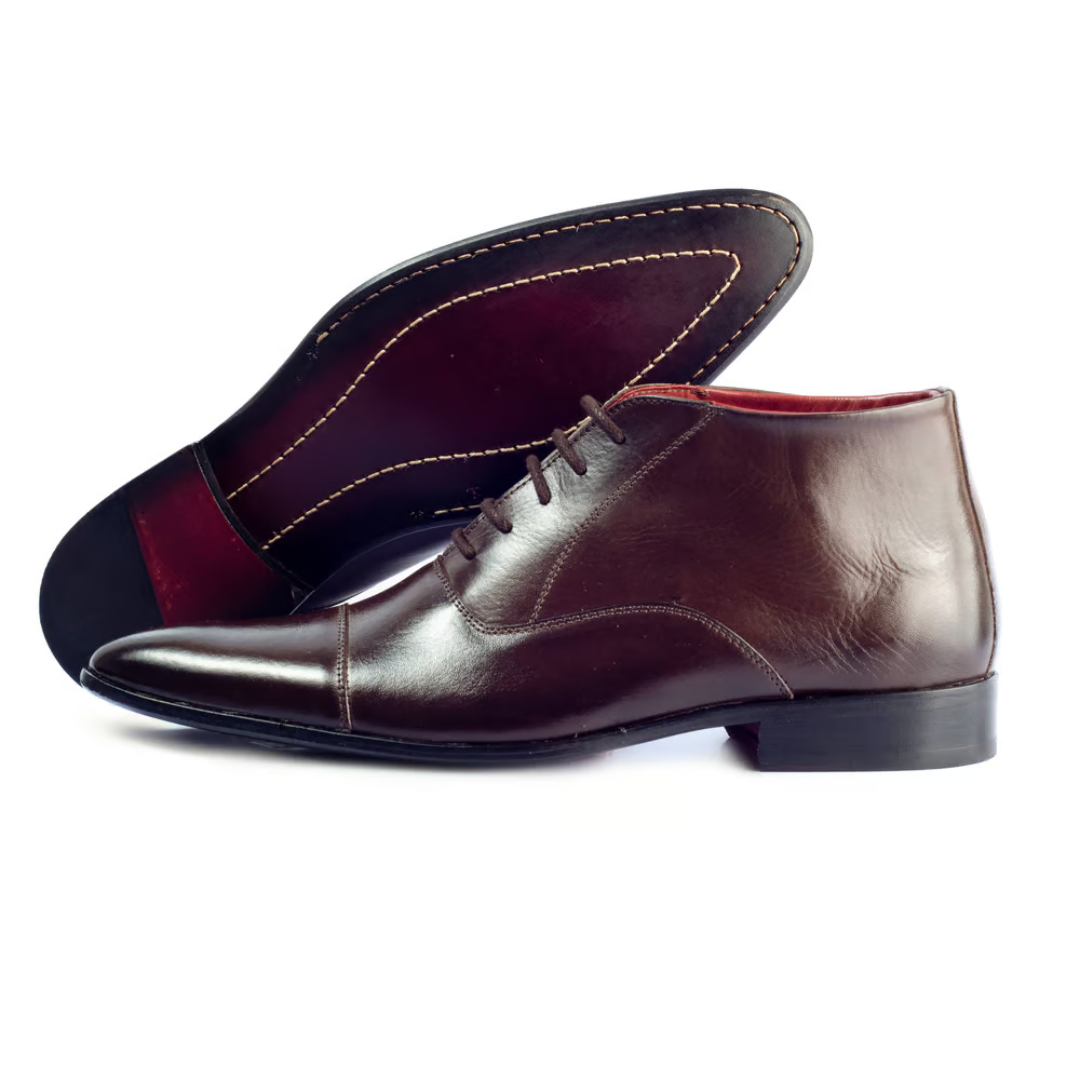 Botines casuales de tacón bajo para hombre