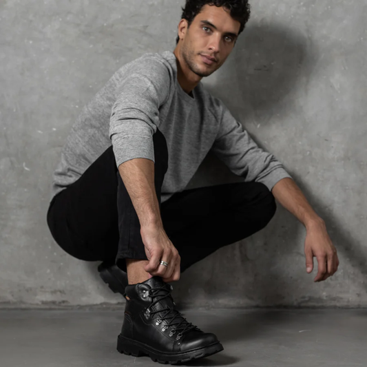Bota de Trabajo De Estilo y Rendimiento Antideslizante Para Hombre®