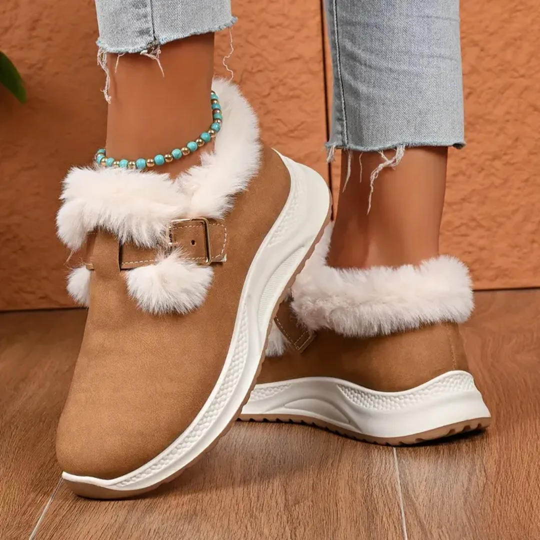 Bota de Invierno Impermeable y Acogedora para Mujer