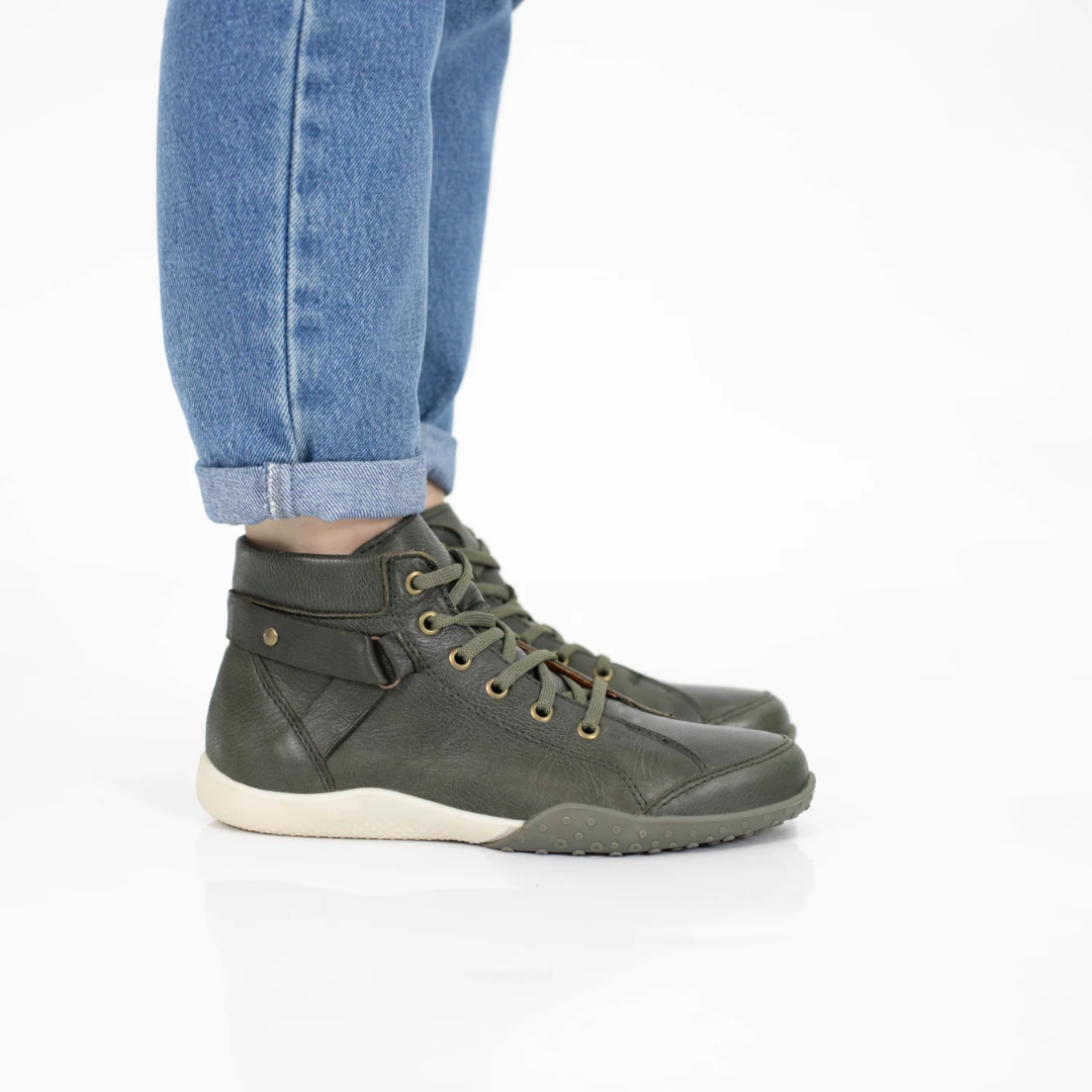 Botín de Estilo Militar en Cuero para Hombre®