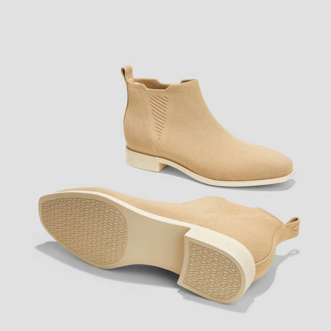 Botas impermeables elegantes slip-on para mujer