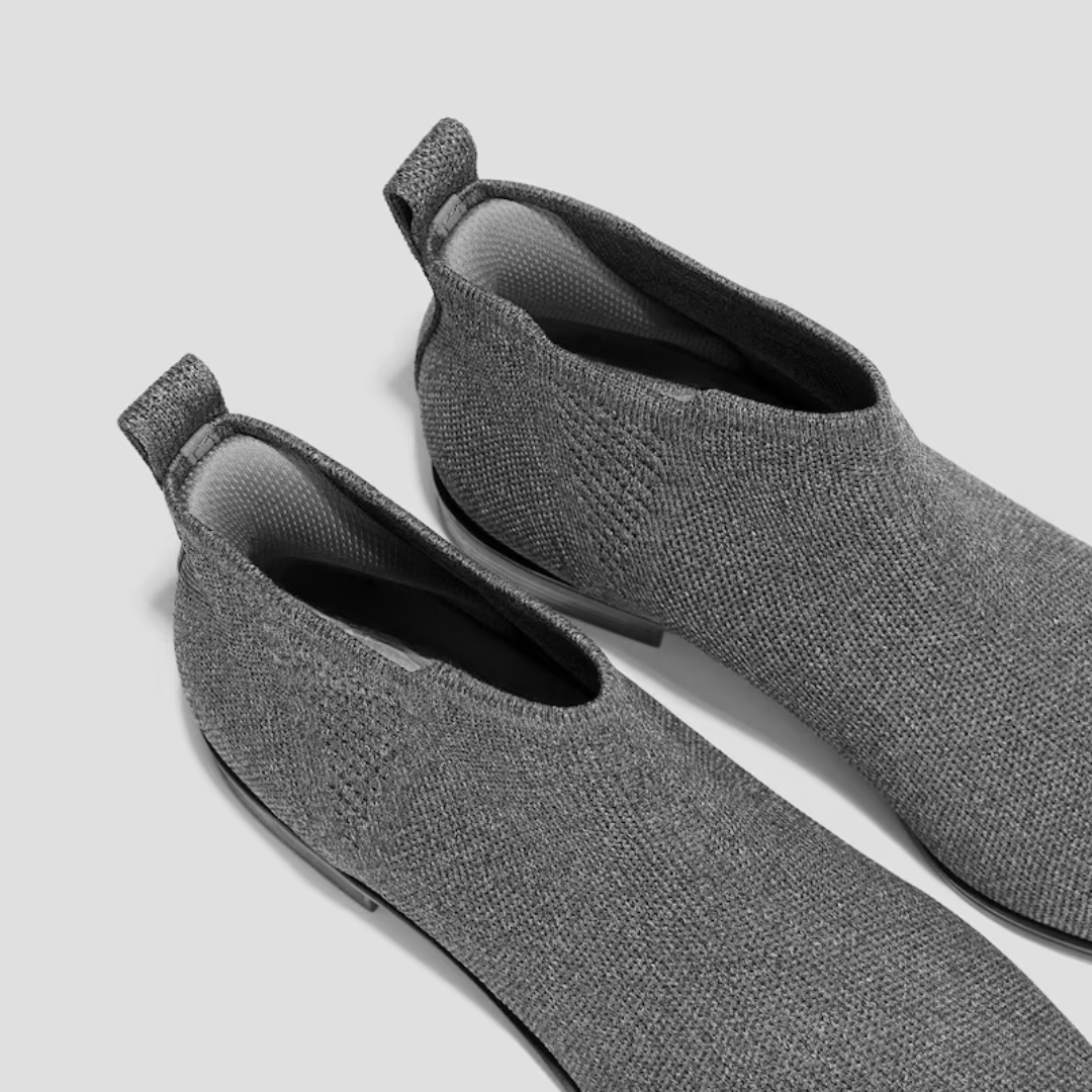 Botas impermeables elegantes slip-on para mujer