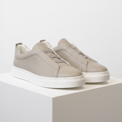 Zapatilla Casual de Piel con Elástico®