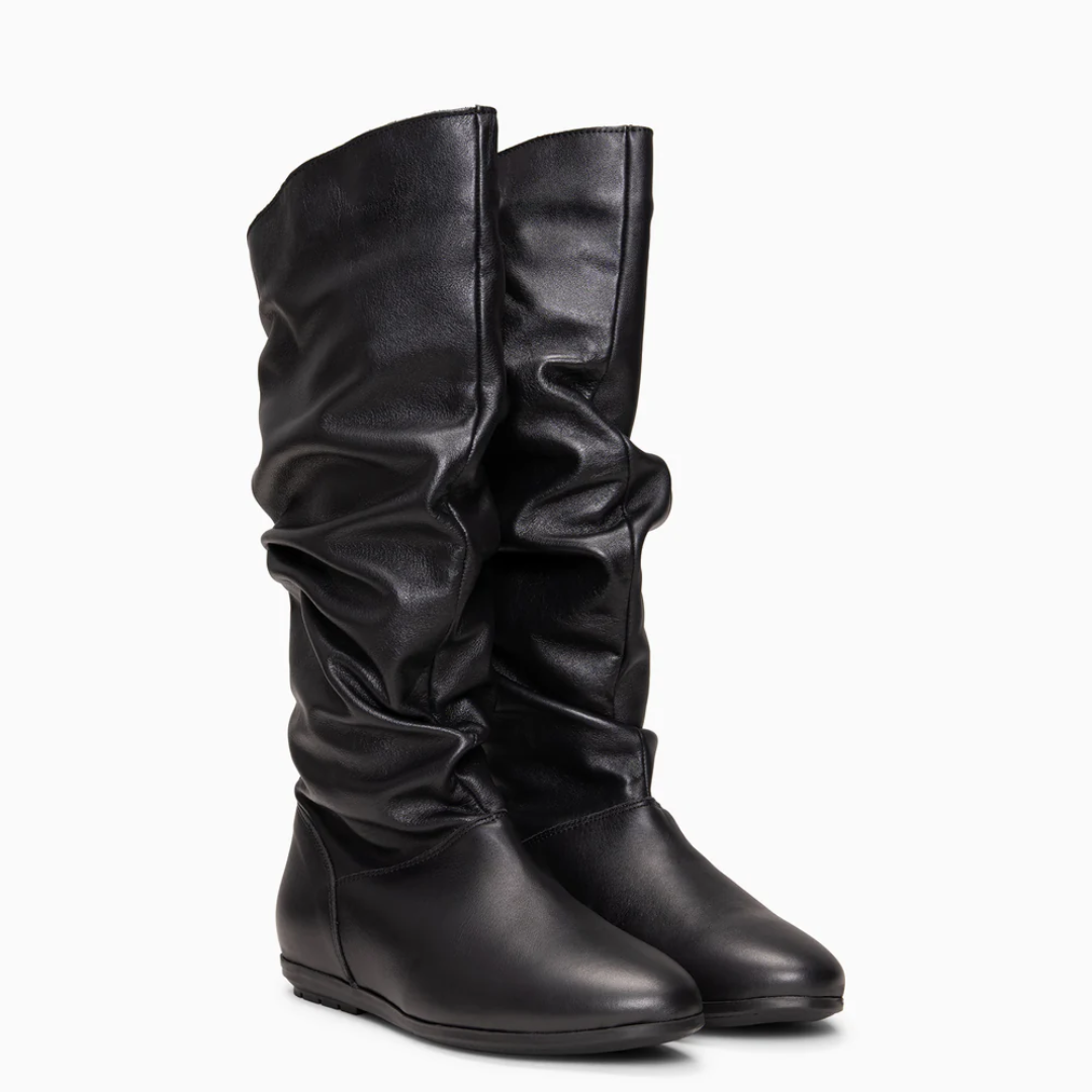 Botas de Caña Alta Arrugada para Mujer®