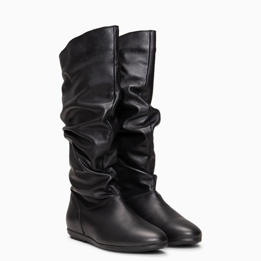 Botas de Caña Alta Arrugada para Mujer®
