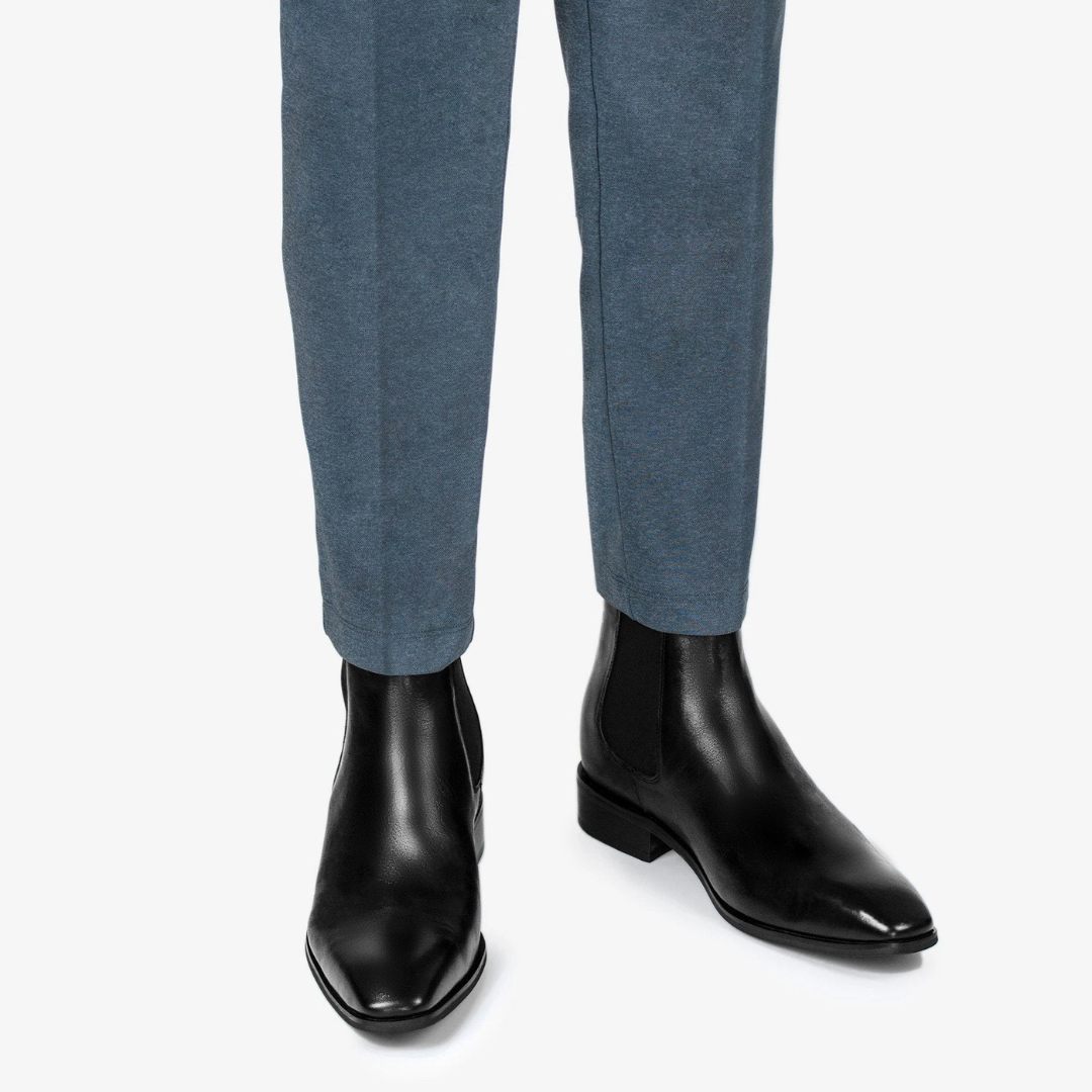 Botas con alza de tacon para hombre