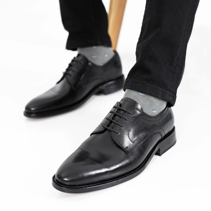 Zapato clásico de cuero con plantillas ortopédicas para hombre®