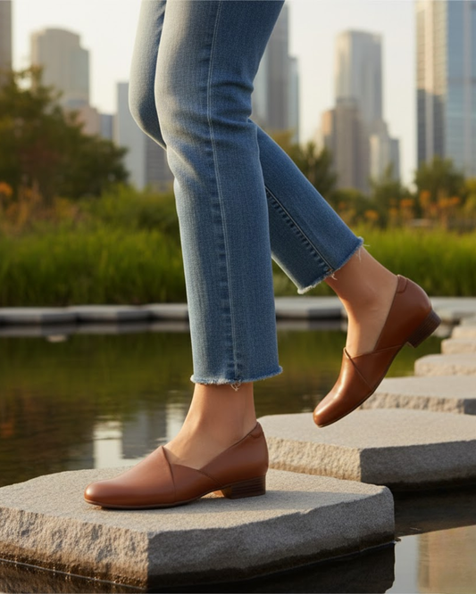 Mocasín Estilizado de Diseño Contemporáneo Para Mujer