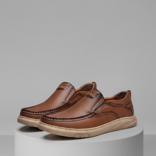 Zapato formal de cuero con suela dura para hombre