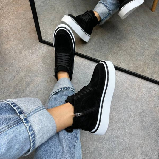 Botas estilo urbano con suela antideslizante para mujer