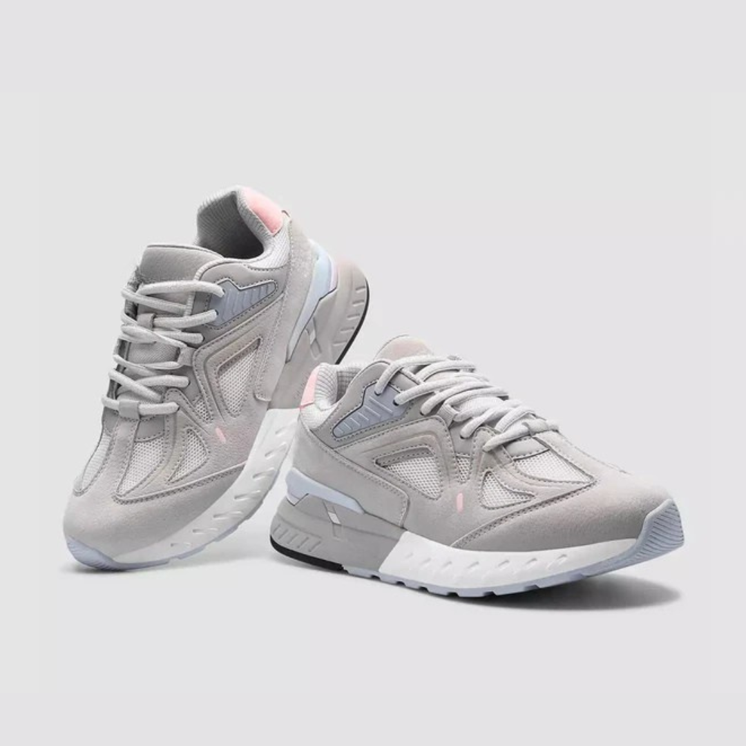 Zapatillas de suela antideslizante con cordones para mujer