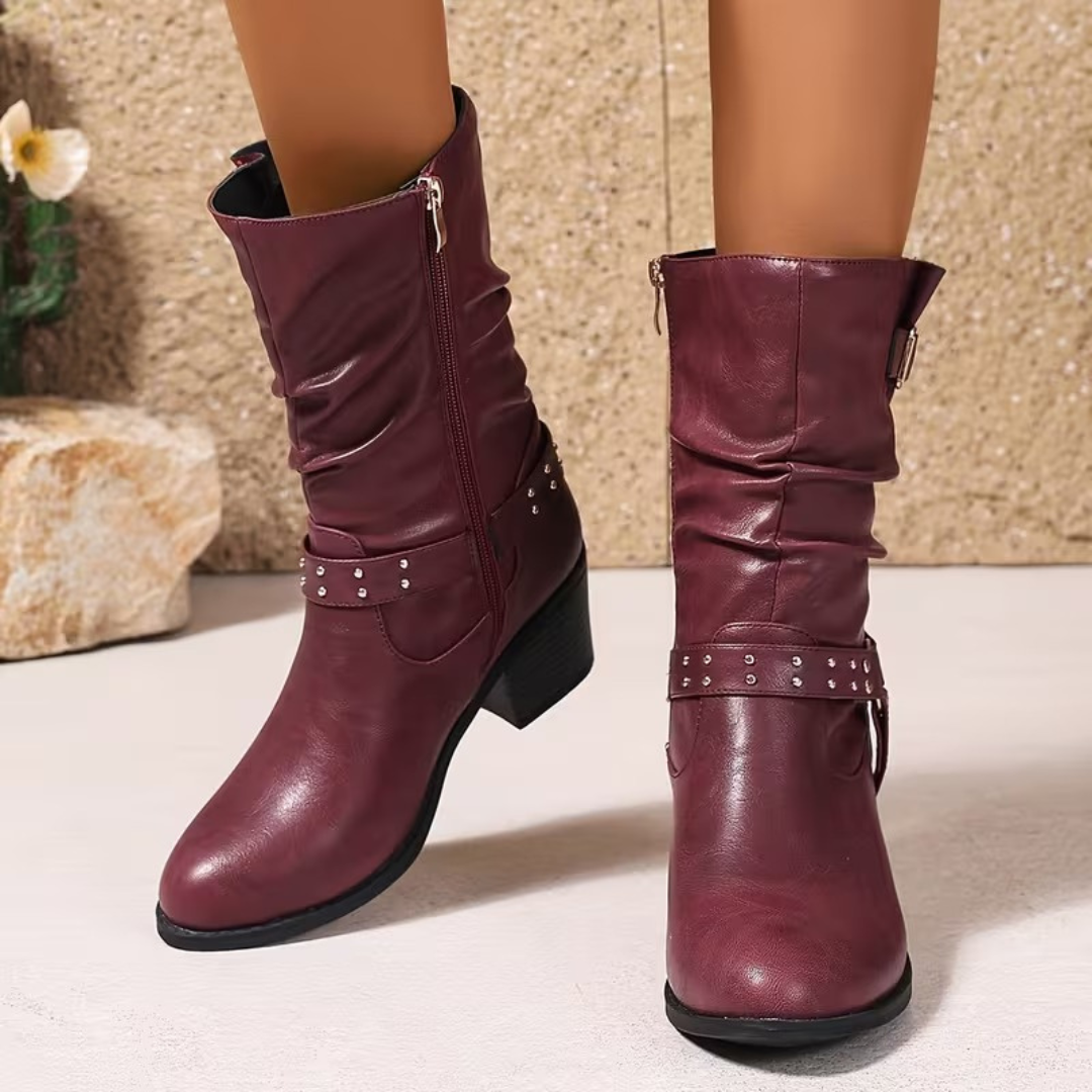 Botas largas de Material Resistente Para Mujer