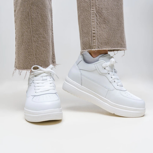Zapatillas deportivas con suela plana y plantilla alta para mujer®