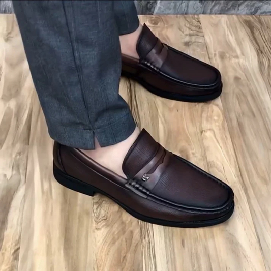Zapatos de cuero genuino para hombre con acabado de alta calidad®