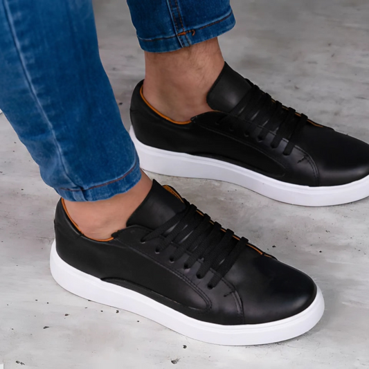 Zapatos urbanos con trenzas y suelas cómodas para hombre