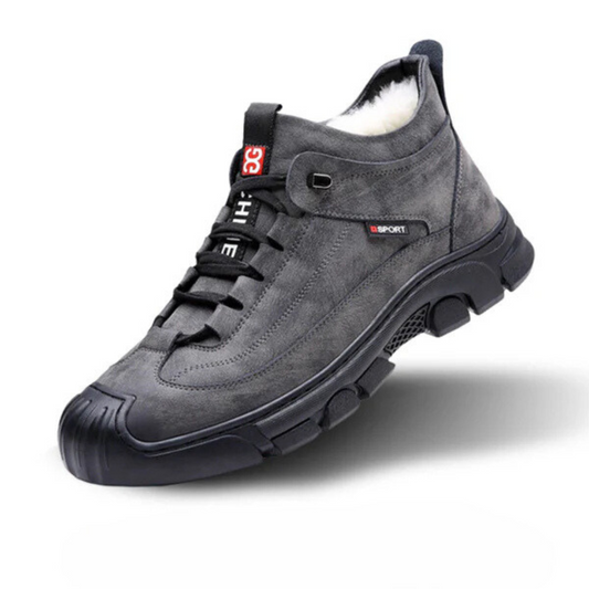 Zapatos de hombre con forro de lana y suela antideslizante