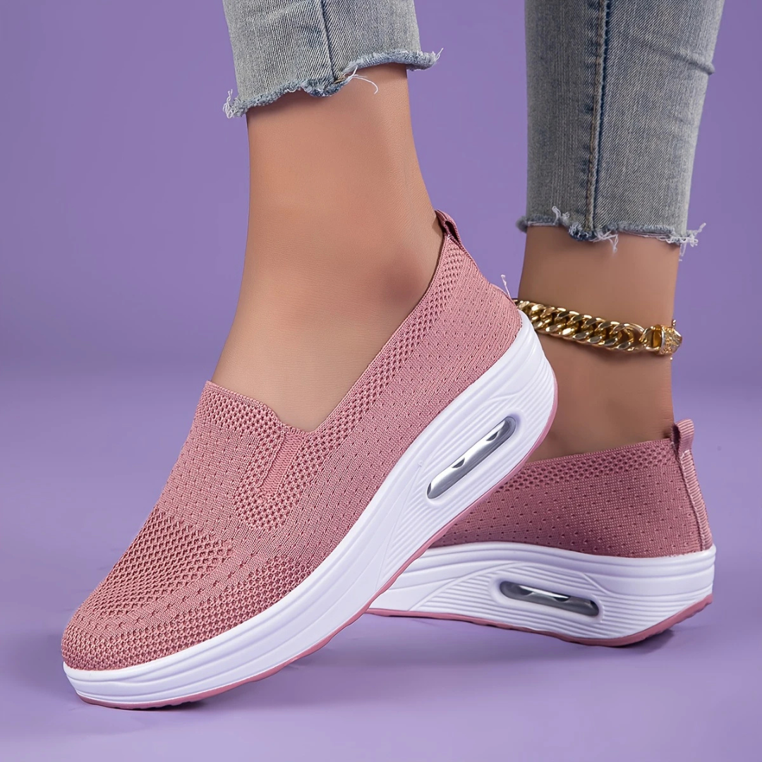 Zapatos Ortopédicos de Mujer sin Cordones con Suela Blanda