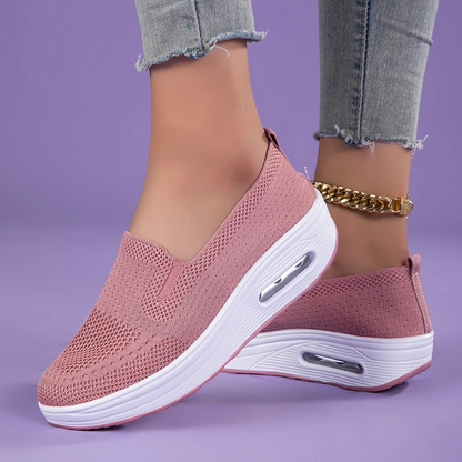Zapatos Ortopédicos de Mujer sin Cordones con Suela Blanda