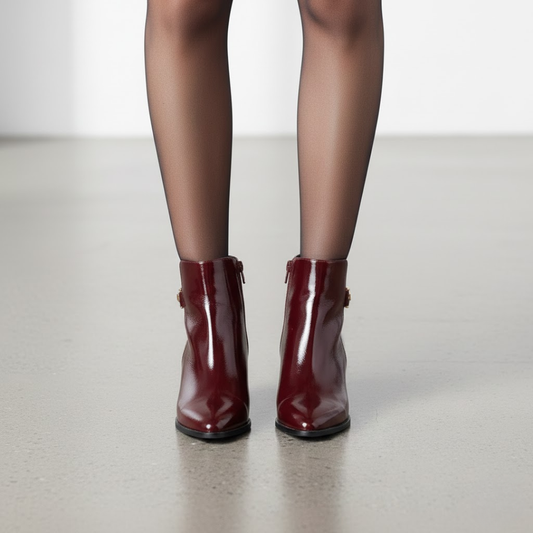 Botín Elegante de Tacón Cómodo para Mujer®