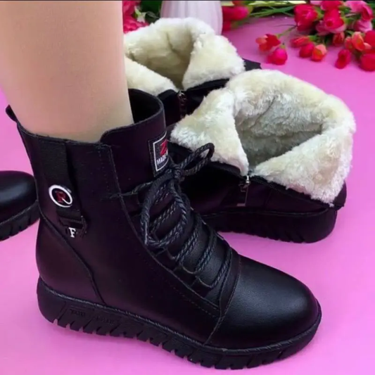 Botas de invierno para mujer con suela antideslizante y forro térmico®