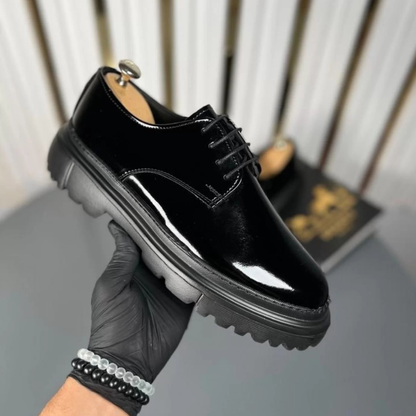 Zapato Casual de Nueva Temporada en Charol Negro