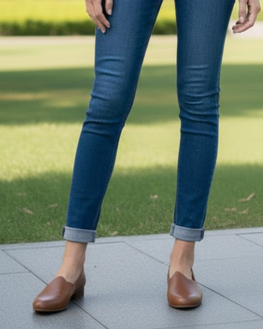 Mocasín Estilizado de Diseño Contemporáneo Para Mujer