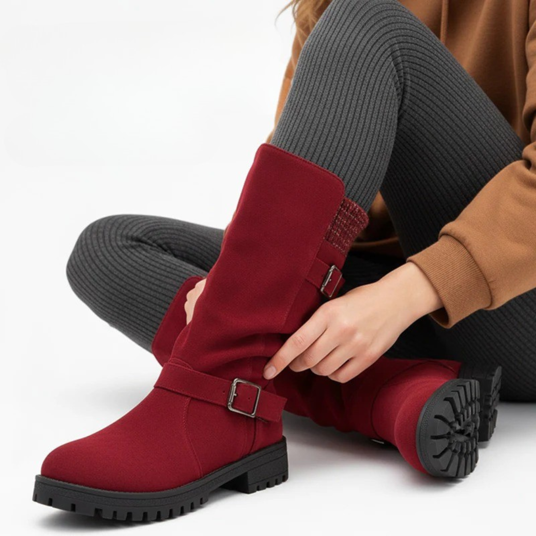 Botas Holgadas de Media Caña Mujer®