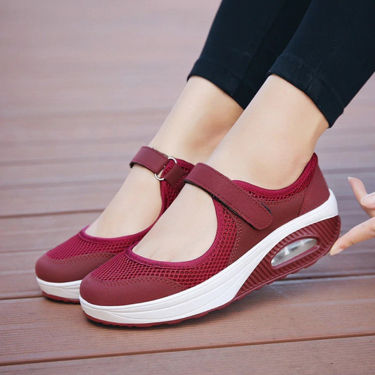 Zapatos de Mujer Cómodos, Antideslizantes y con Cierre de Velcro