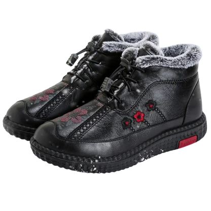 Zapatos de Cuero con Forro Térmico para Mujer