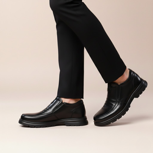Zapato de Cuero Premium con Interior Térmico para Hombre