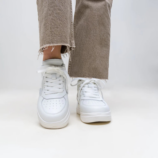 Zapatillas deportivas con suela plana y plantilla alta para mujer®