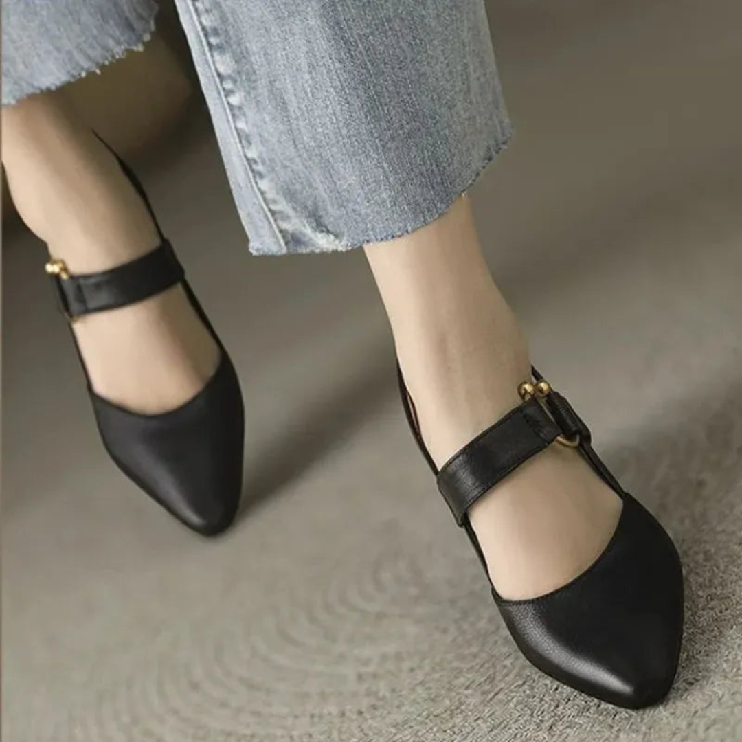 zapatos ortopédicos Cómodos  de tacón medio para mujer®