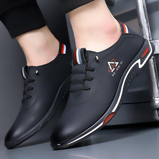 Zapatos Casuales Ortopédicos de Cuero Genuino para Hombre