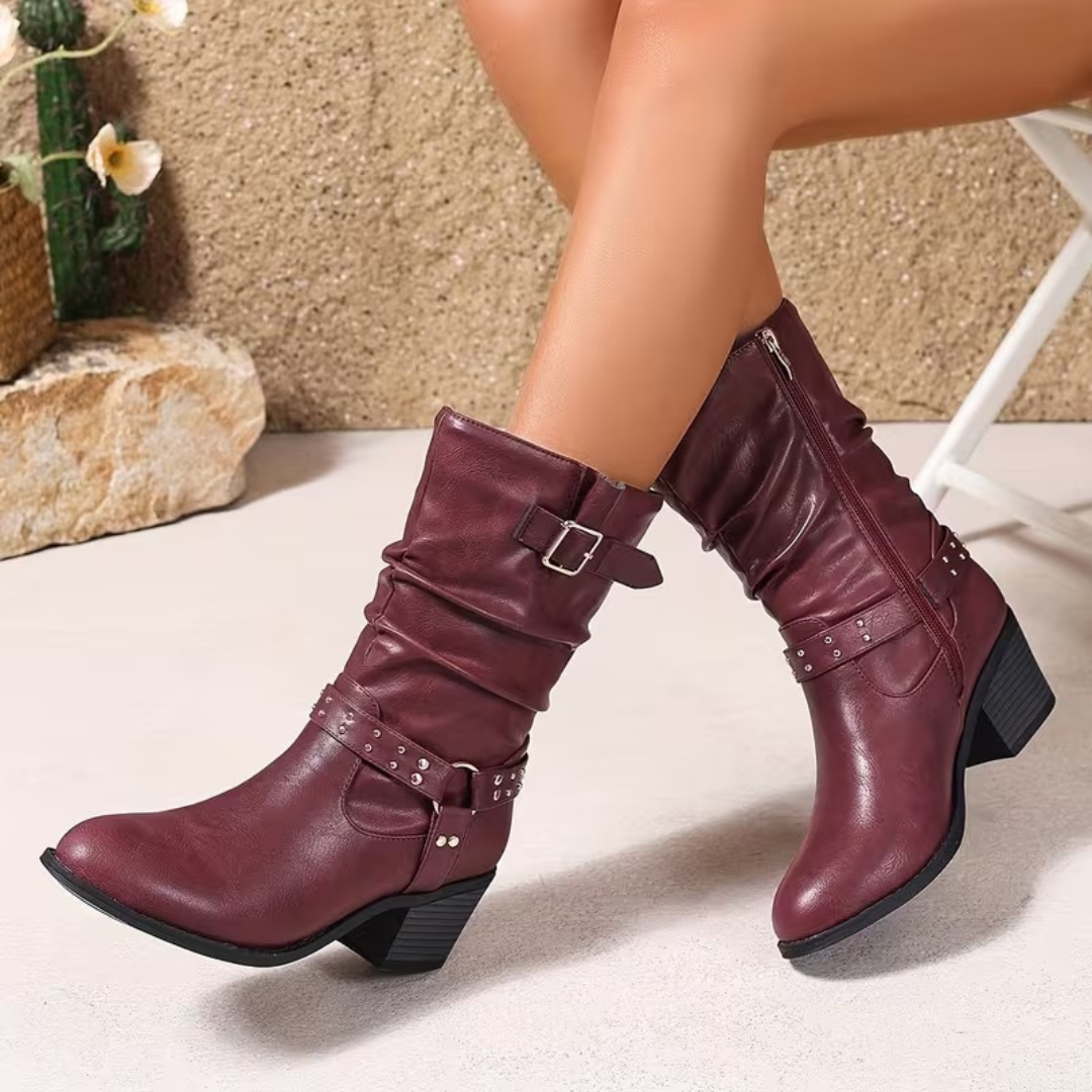 Botas largas de Material Resistente Para Mujer