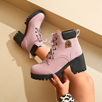 Calzado de Estilo Urbano con Suela Robusta Para Mujer