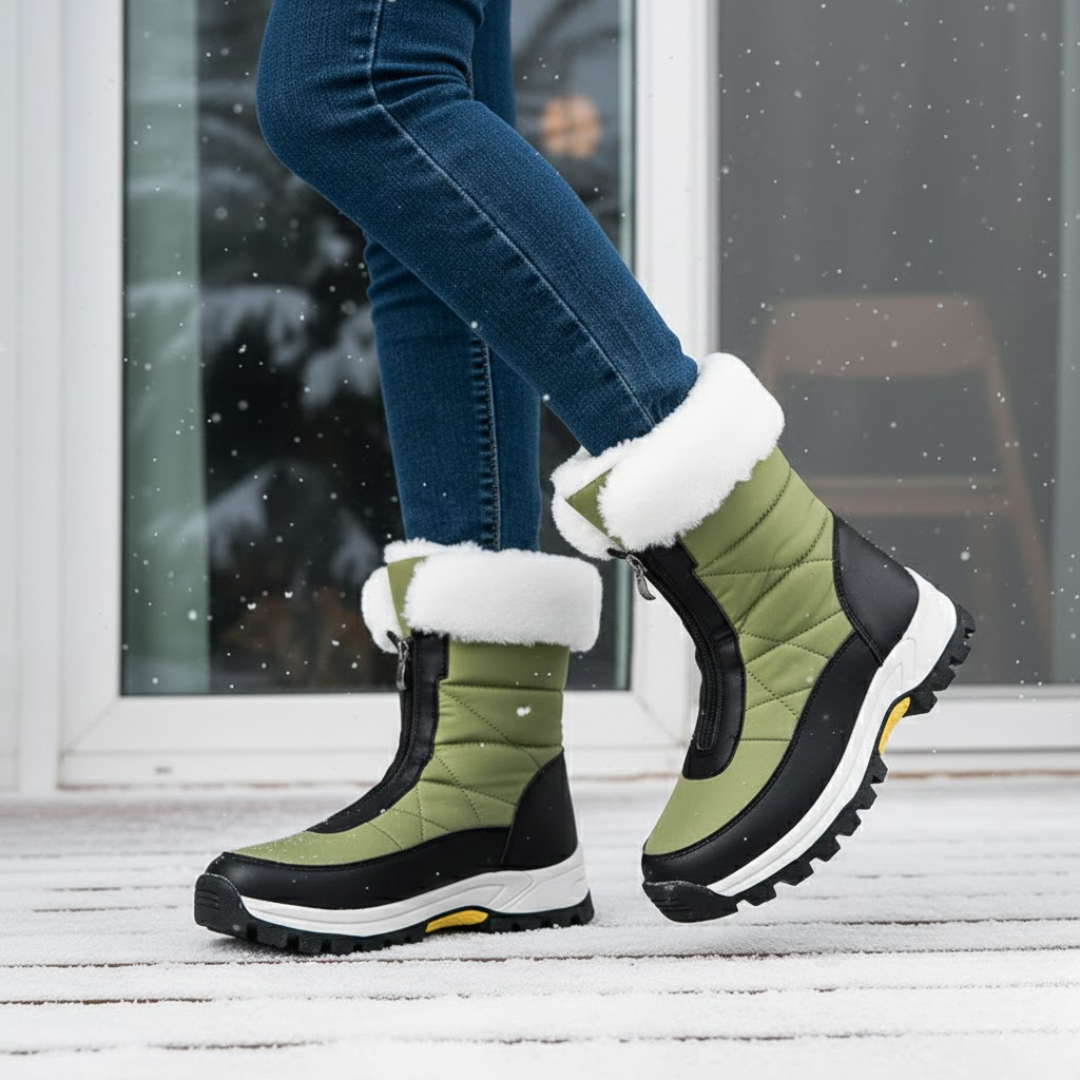 Calzado de montaña con tecnología de protección térmica para mujer®