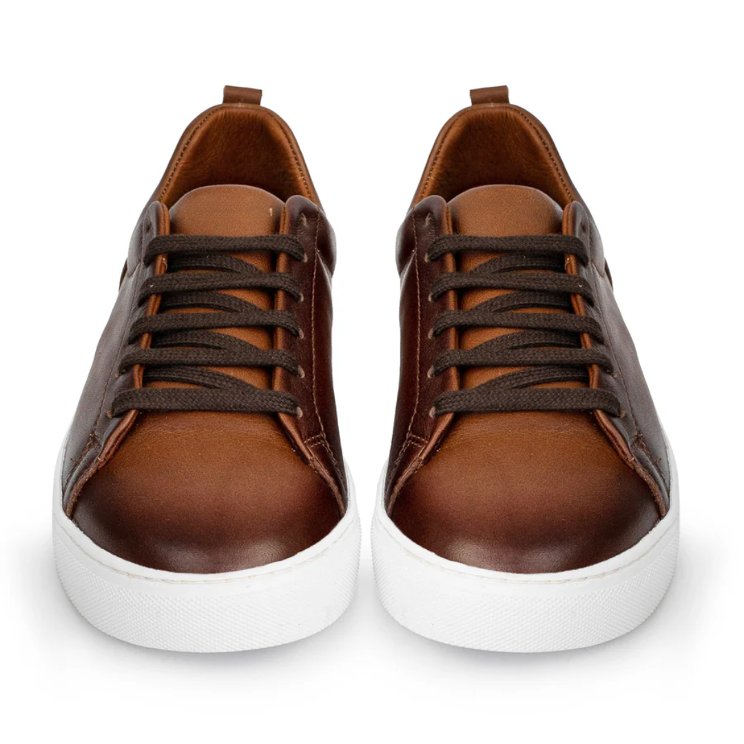 Zapatilla de  Cuero con Estilo Urbano para Mujer®