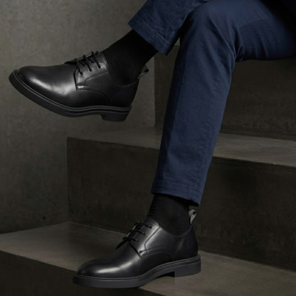 Zapato de Cuero con Suela de Goma®