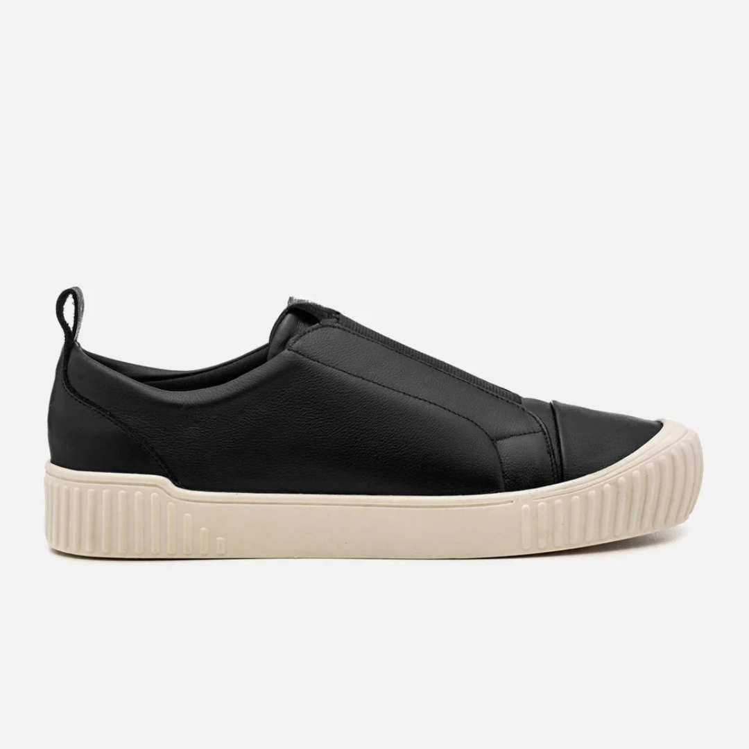 Zapatillas Sin Cordones de Cuero para Mujer