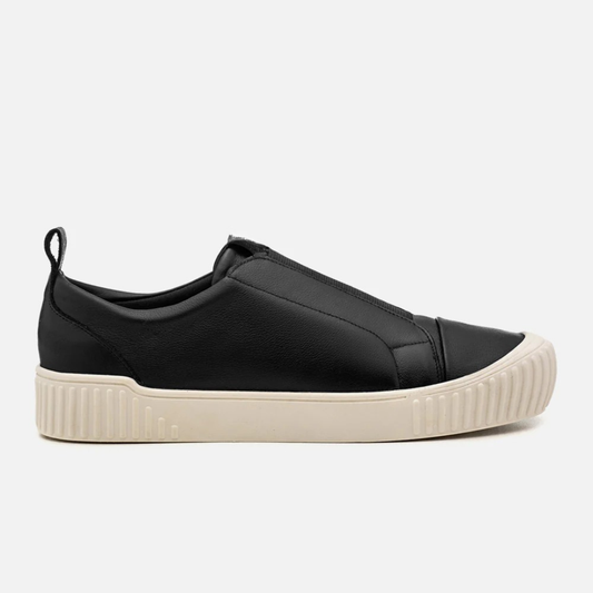Zapatillas Sin Cordones de Cuero para Mujer
