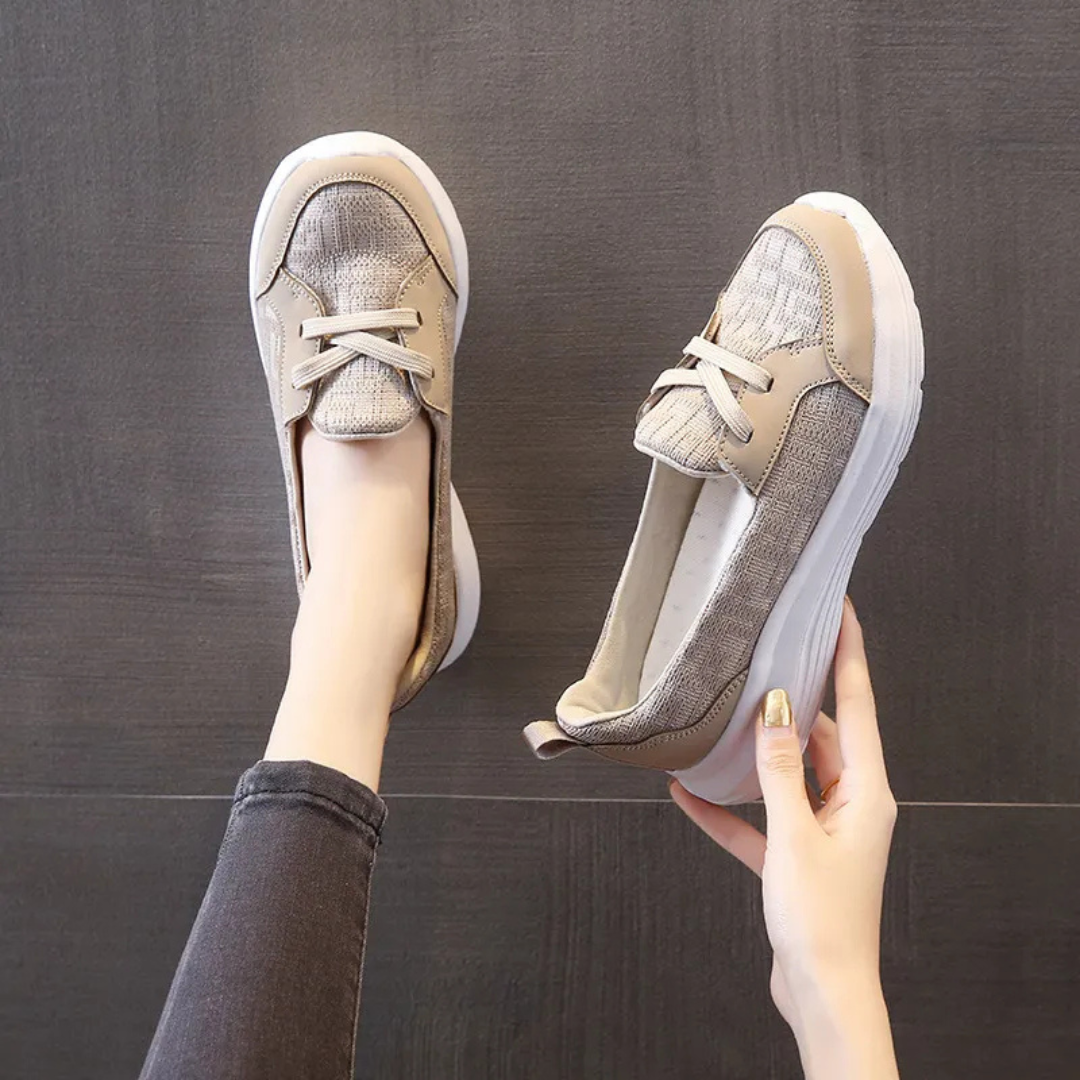 Zapatos ortopédicos sin cordones para mujer con soporte para el arco y suela antideslizante®