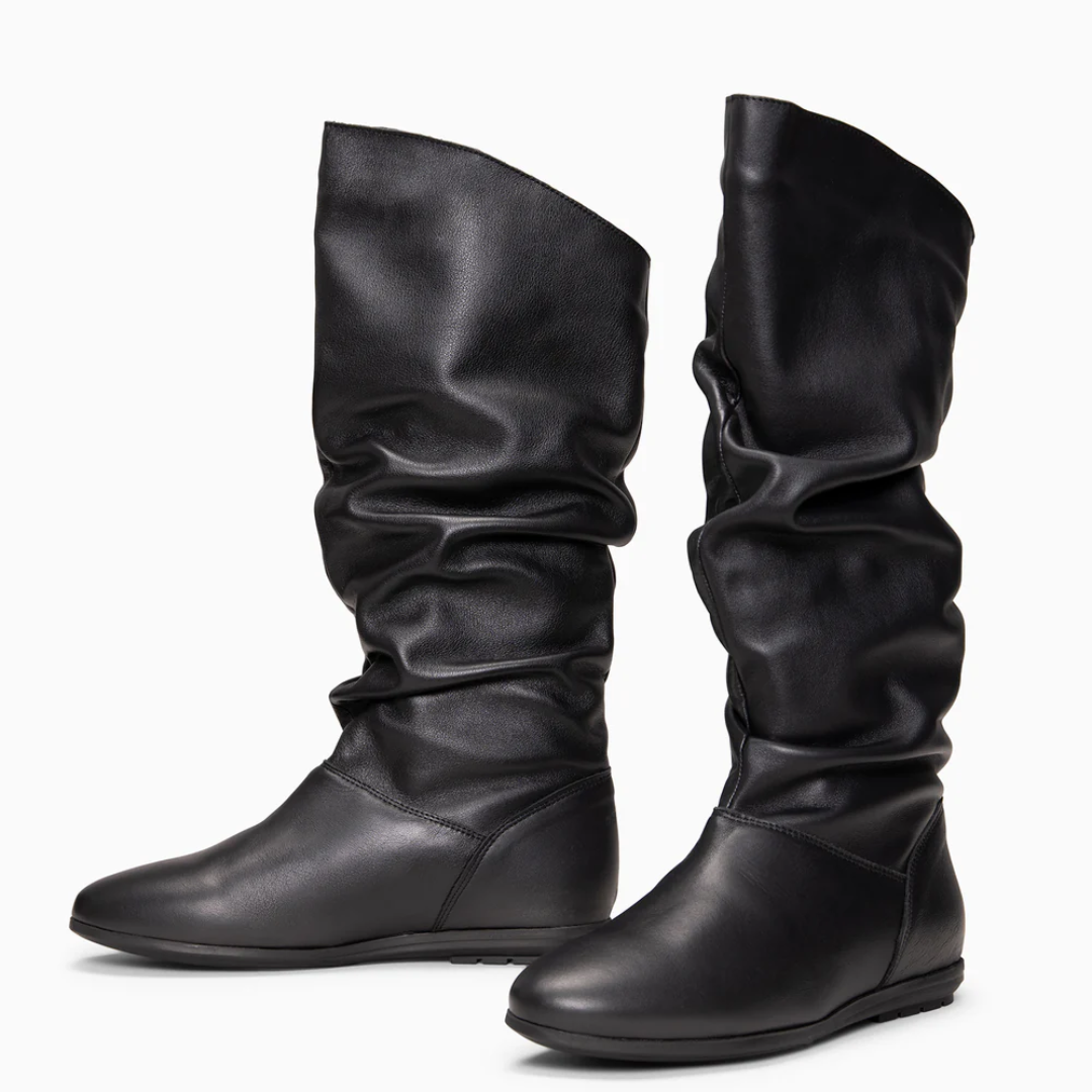 Botas de Caña Alta Arrugada para Mujer®