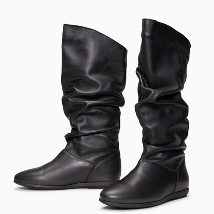 Botas de Caña Alta Arrugada para Mujer®