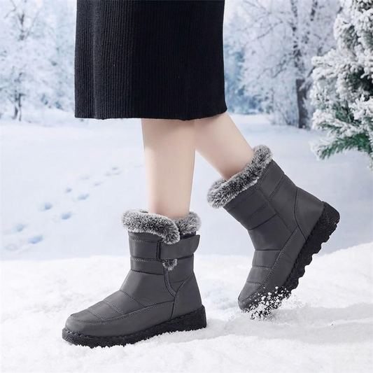 Botas de Nieve Impermeables con Forro Térmico para Mujer