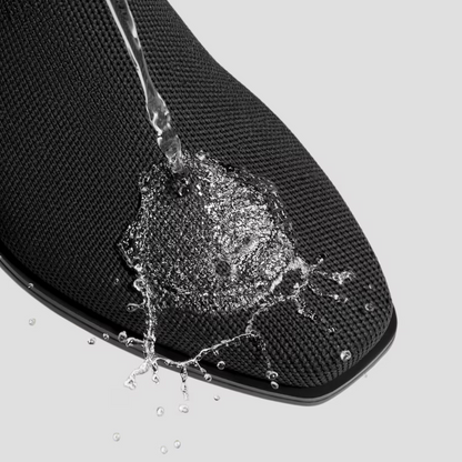 Botas impermeables elegantes slip-on para mujer