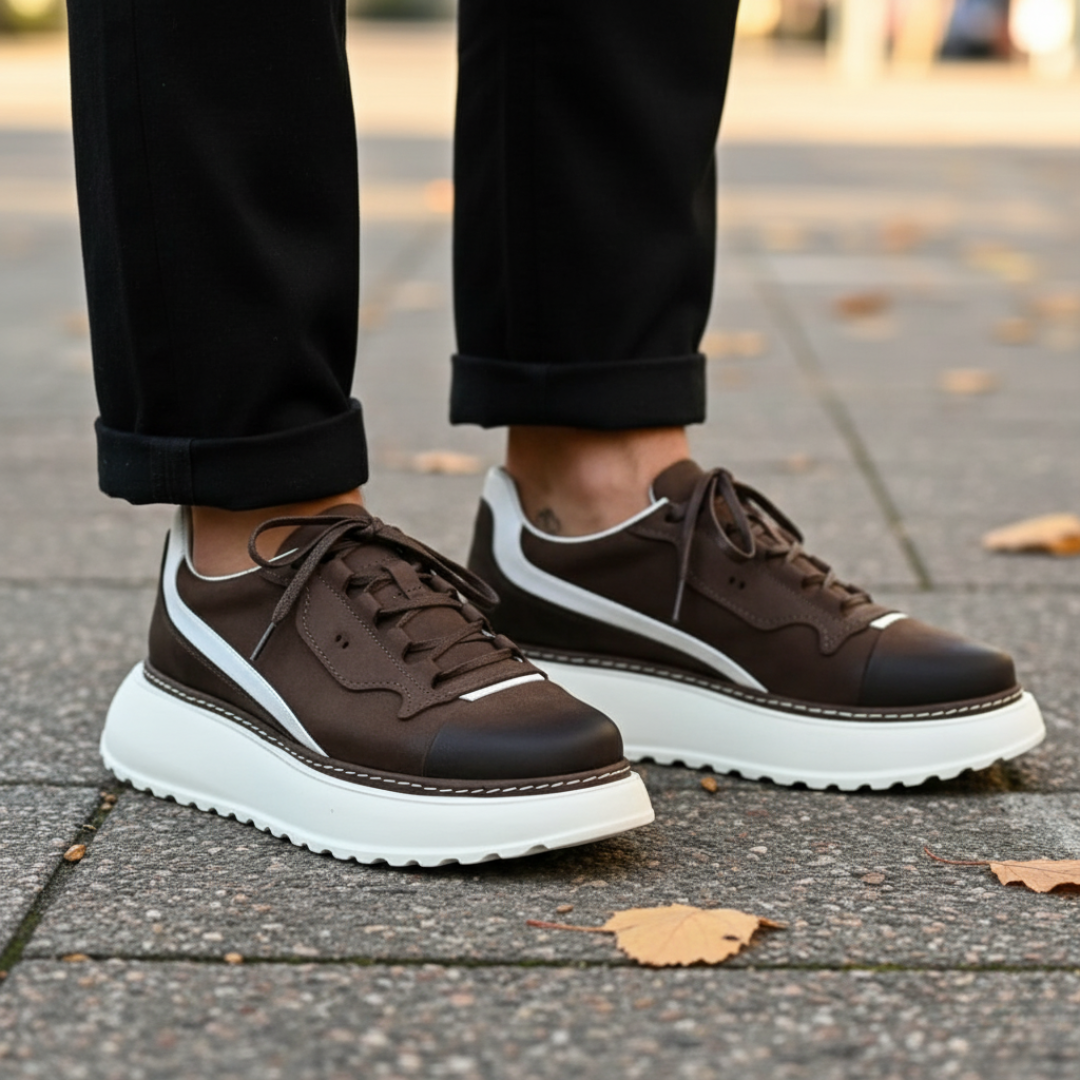 Zapatillas deportivas de estilo urbano con suela ergonómica para hombre